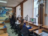 Урок информатики в школе