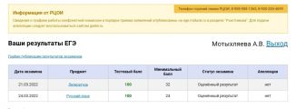 Сдала ЕГЭ (интереса ради)
