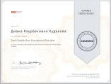 Один из сертификатов TESOL (курс, позволяющий преподавать английский в любой точке мира)
