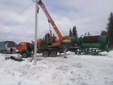 Установка стоек св-95