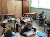 Ученики первого класса частной школы