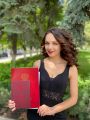 Выпускной в НИУ БелГУ 
Красный диплом по специальности преподаватель английского и французского языков