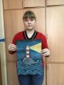 Картина ученицы выполненная пастелью.