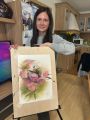 Рисунок пастелью ученицы. 6 часов труда.