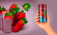 фрагмент из презентации по разработке фирменного стиля упаковки газированного напитка
