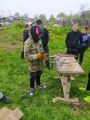 Фото моих работ и процесса обучения в школьной мастерской