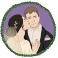 Стикер для пары на свадьбу