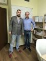 С Тимом Кёрби, ведущим Russia Today, и по совместительству разговорного клуба в моей школе