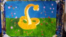 Работа ученицы (акрил)