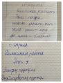 Совместное выполнение домашнего задания. 1 класс. Работа велась дистанционно.  
