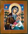 Икона. Богоматерь Млекопитательница. Дерево, левкас, золото, темпера.